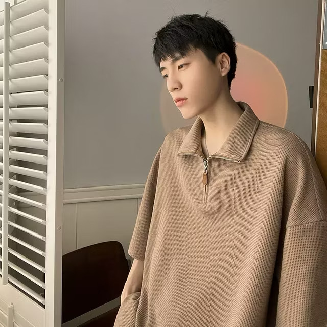 Áo Polo Cổ Khóa Tay Lỡ - Hình ảnh 3