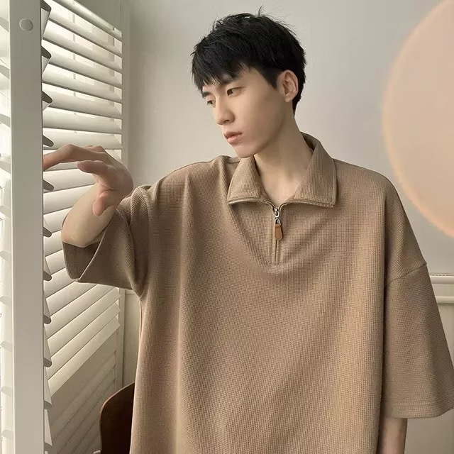 Áo Polo Cổ Khóa Tay Lỡ - Hình ảnh 4