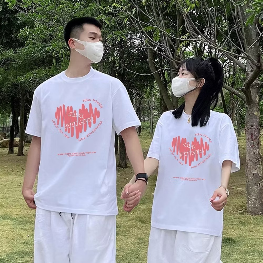 Áo đôi nam nữ form rộng unisex - Hình ảnh 2