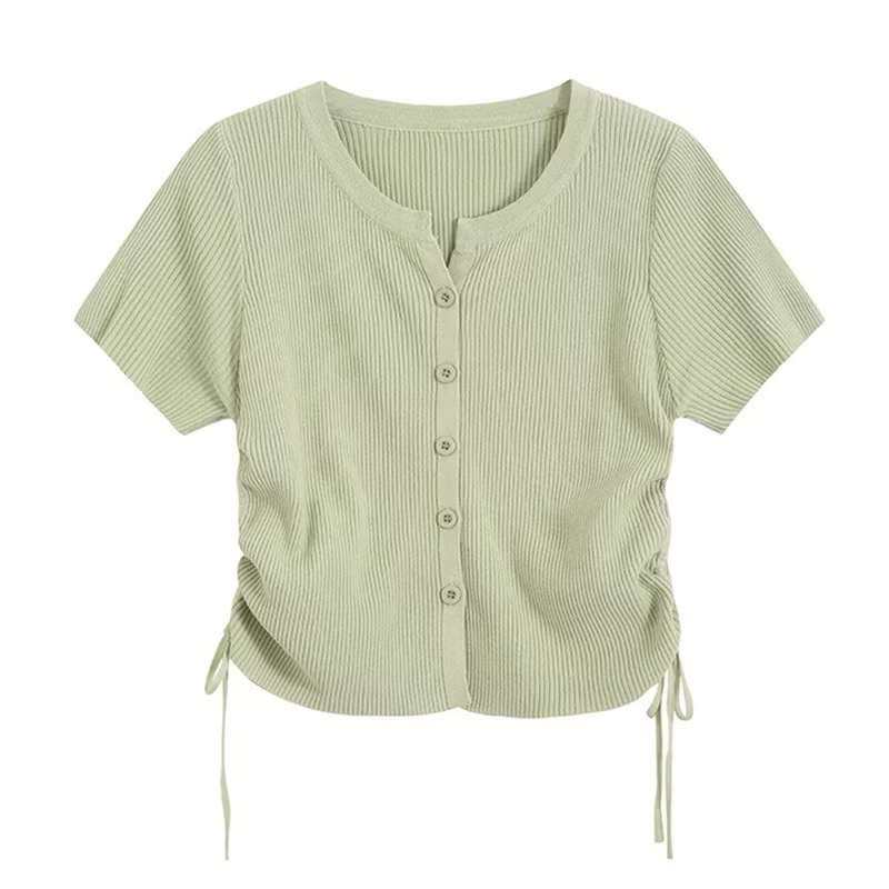 Áo thun nữ tay ngắn dáng croptop - Hình ảnh 6